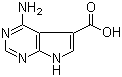 CAS # 1488-48-8, 4-Amino-7H-pyrrolo[2,3-d]pyrimidine-5-carboxylic acid