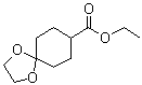 CAS # 1489-97-0, Ethyl 1,4-dioxaspiro[4.5]decan-8-carboxylate, Ethyl 1,4-dioxaspiro[4.5]decane-8-carboxylate, Ethyl 4-oxocyclohexanecarboxylate ethylene ketal