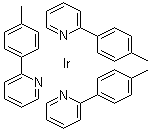 structure of CAS# 149005-33-4, (OC-6-22)-三[5-甲基-2-(2-吡啶基)苯基]铱