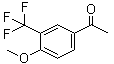 structure of CAS# 149105-10-2, 4'-Methoxy-3'-trifluoromethylacetophenone