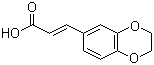 structure of CAS# 14939-91-4, 1,4-苯并二恶烷-6-丙烯酸