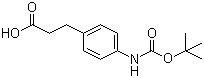 structure of CAS# 149506-05-8, 3-(Boc-4-aminophenyl)propionic acid