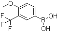 4-Methoxy-3-(trifluoromethyl)phenylboronic acid molecular structure (CAS 149507-36-8)