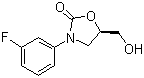 structure of CAS# 149524-42-5, (R)-3-(3-氟苯基)-5-羟甲基恶唑烷-2-酮