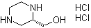 structure of CAS# 149629-73-2, (S)-2-哌嗪甲醇二盐酸盐