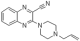 CAS 登录号：149685-89-2, 2-氰基-3-[1-(4-烯丙基哌嗪基)]喹喔啉