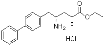 structure of CAS# 149690-12-0, (2R,4S)-4-氨基-5-(联苯-4-基)-2-甲基戊酸乙酯盐酸盐