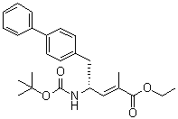 structure of CAS# 149709-59-1, (4R)-5-[1,1'-联苯]-4-基-4-[[叔丁氧羰基]氨基]-2-甲基-2-戊烯酸乙酯