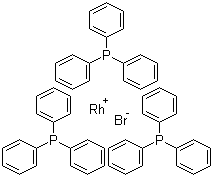 structure of CAS# 14973-89-8, 三(三苯基膦)溴化铑