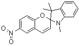 structure of CAS# 1498-88-0, 6'-Nitro-1,3,3-trimethylspiro[indoline-2,2'-2'H-chromene]