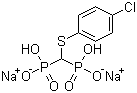 structure of CAS# 149845-07-8, 替鲁膦酸二钠
