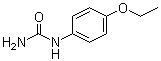 structure of CAS# 150-69-6, (4-乙氧基苯基)脲