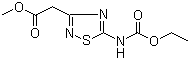 structure of CAS# 150215-07-9, 5-[(乙氧基羰基)氨基]-1,2,4-噻二唑-3-乙酸甲酯