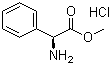 structure of CAS# 15028-39-4, L-Phenylglycine methyl ester hydrochloride