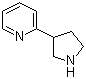 CAS # 150281-45-1, 2-(Pyrrolidin-3-yl)pyridine