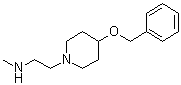 structure of CAS# 1502816-23-0, N-Methyl-4-(phenylmethoxy)-1-piperidineethanamine