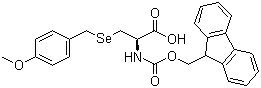 N-[(9H-Fluoren-9-ylmethoxy)carbonyl]-3-[[(4-methoxyphenyl)methyl]seleno]-L-alanine molecular structure (CAS 150308-80-8)