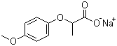 structure of CAS# 150436-68-3, 2-(4-甲氧基苯氧基)丙酸钠