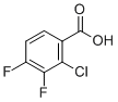 structure of CAS# 150444-93-2, 2-氯-3,4-二氟苯甲酸