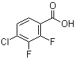 structure of CAS# 150444-94-3, 4-Chloro-2,3-difluorobenzoic acid