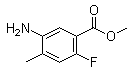 structure of CAS# 1504965-88-1, 5-氨基-2-氟-4-甲基苯甲酸甲酯