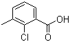structure of CAS# 15068-35-6, 2-氯-3-甲基苯甲酸