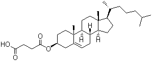 structure of CAS# 1510-21-0, Cholesteryl hemisuccinate
