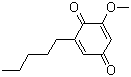 structure of CAS# 15121-94-5, 2-Methoxy-6-pentyl-1,4-benzoquinone