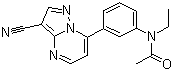 structure of CAS# 151319-34-5, Zaleplon