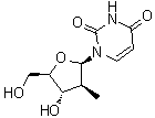 CAS # 151384-15-5, 1-(2-Deoxy-2-methyl-beta-D-arabinofuranosyl)-2,4(1H,3H)-pyrimidinedione