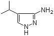 structure of CAS# 151521-49-2, 4-Isopropyl-1H-pyrazol-3-amine