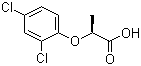 structure of CAS# 15165-67-0, (R)-2-(2,4-二氯苯氧基)丙酸