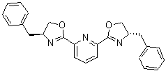structure of CAS# 151670-69-8, 2,6-二[(4S)-4-苄基-4,5-二氢恶唑-2-基]吡啶