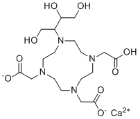 structure of CAS# 151878-23-8, rel-Calcium 2,2'-(7-(carboxymethyl)-10-((2R,3S)-1,3,4-trihydroxybutan-2-yl)-1,4,7,10-tetraazacyclododecane-1,4-diyl)diacetate