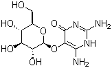 CAS # 152-93-2, Vicine, Divicine beta-D-glucopyranoside, NSC 95092, Vicioside, 2,6-Diamino-5-(beta-D-glucopyranosyloxy)-4(1H)-pyrimidinone