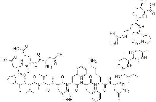 CAS # 152074-97-0, Dirucotide, L-Tyrosyl-L-arginyl-L-seryl-L-arginyl-L-lysyl-L-tyrosyl-L-seryl-L-seryl-L-tryptophyl-L-tyrosine