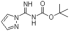 structure of CAS# 152120-61-1, N-Boc-1H-吡唑-1-甲脒