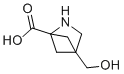 structure of CAS# 1522098-73-2, 4-(羟基甲基)-2-氮杂双环[2.1.1]己烷-1-羧酸