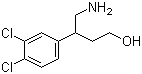 structure of CAS# 152298-51-6, 4-氨基-3-(3,4-二氯苯基)-1-丁醇
