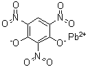 CAS # 15245-44-0, Lead styphnate, Lead styphnate, Lead tricinate, Lead trinitroresorcinate, Tricinat