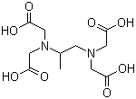 structure of CAS# 15250-41-6, (+)-1,2-Diaminopropanetetraacetic acid