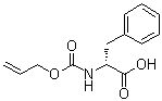structure of CAS# 152507-71-6, N-[(2-丙烯-1-基氧基)羰基]-D-苯丙氨酸