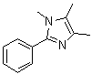 structure of CAS# 152536-39-5, 1,4,5-三甲基-2-苯基-1H-咪唑