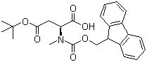 structure of CAS# 152548-66-8, Fmoc-N-甲基-L-天冬氨酸 4-叔丁酯