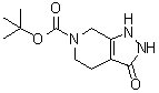 structure of CAS# 152559-31-4, 1,2,3,4,5,7-六氢-3-氧代-6H-吡唑并[3,4-c]吡啶-6-羧酸叔丁酯
