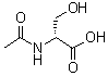 structure of CAS# 152612-69-6, N-乙酰基-D-丝氨酸