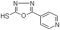 structure of CAS# 15264-63-8, 5-(4-Pyridyl)-1,3,4-oxadiazole-2-thiol