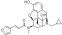 CAS # 152657-84-6, Nalfurafine, (E)-N-[(5alpha,6beta)-17-(Cyclopropylmethyl)-4,5-epoxy-3,14-dihydroxymorphinan-6-yl]-3-(3-furanyl)-N-methyl-2-propenamide