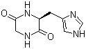 structure of CAS# 15266-88-3, Cyclo(glycyl-L-histidyl)