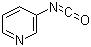 structure of CAS# 15268-31-2, 吡啶-3-基异氰酸酯
